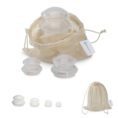 Cupping set siliconen (4 stuks)